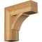 Ekena Millwork Thorton Block Rough Sawn Bracket, Western Red Cedar, 6"W x 20"D x 20"H BKT06X20X20THR05RWR - alternate 1